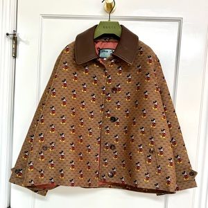 Gucci X Disney Mickey Mouse monogram jacket.